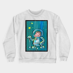 Space Ape Golfer 007 Crewneck Sweatshirt